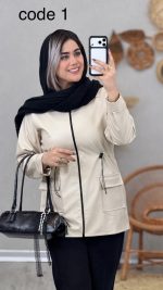 مانتو چرم مدل فلورا کد 08947 A-8