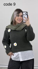بلوز بافت بابونه کد 08854 - Image 11