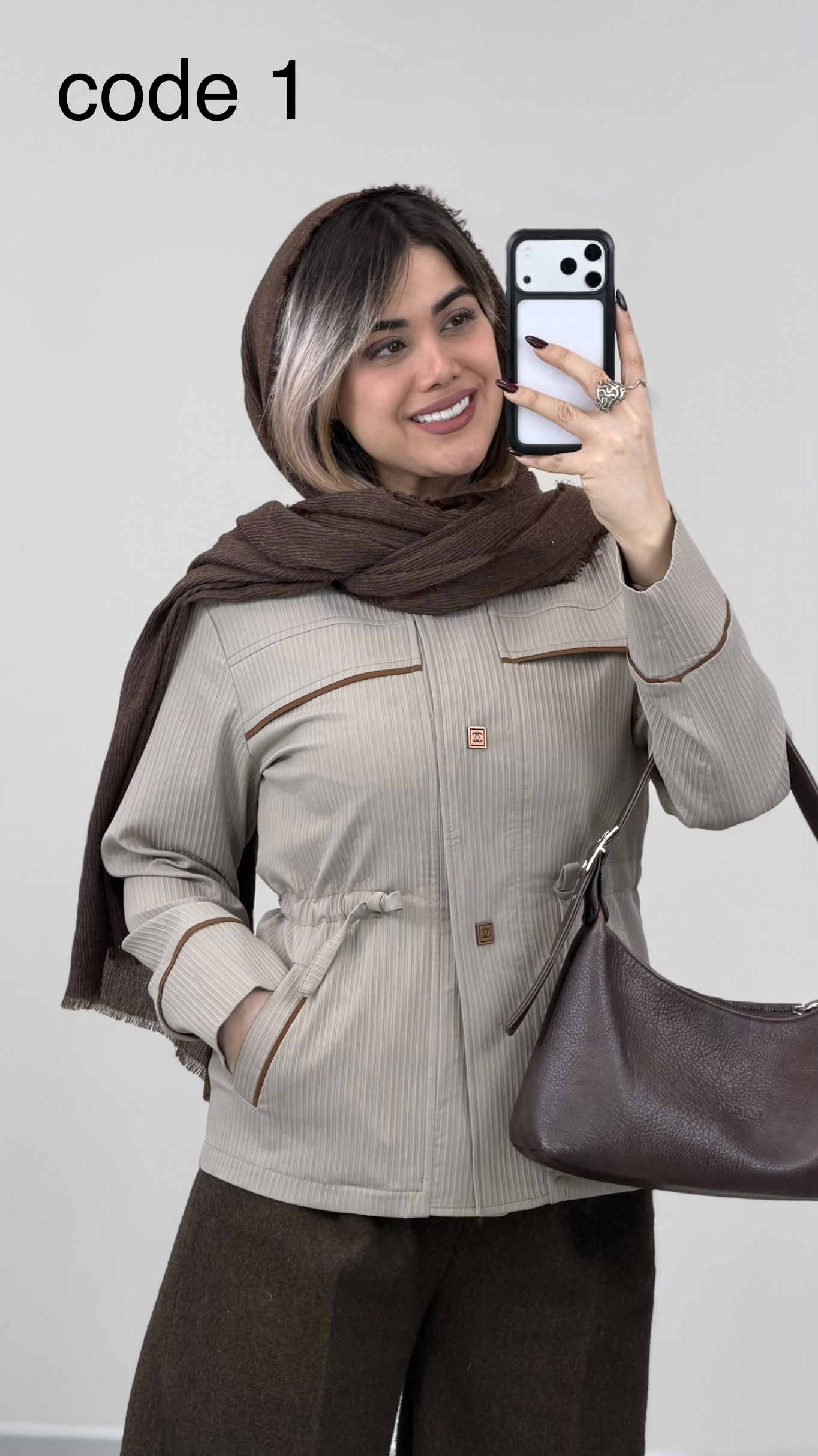 IMG_6429 بارانی مدل فریناز کد09089 B-15 - Image 1