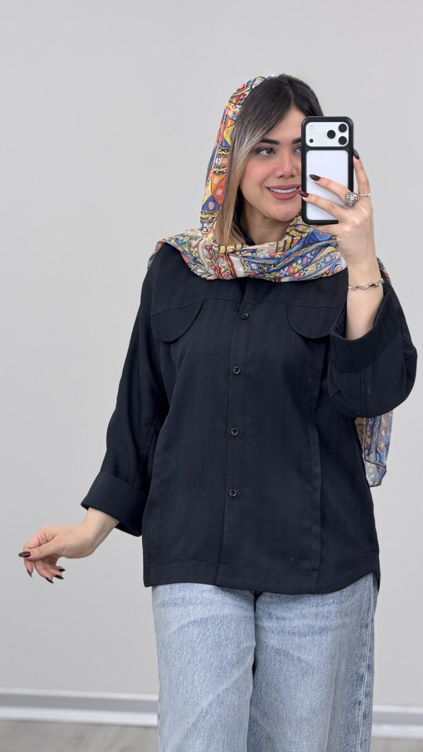 IMG_6520 شومیز مدل سلنا کد 09101 - Image 1