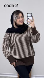 بلوز بافت مدل پرنیان کد 09079 B-6 - Image 3