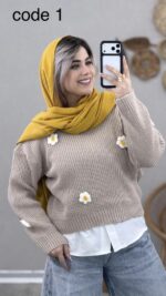 بلوز بافت بابونه کد 08854 - Image 8