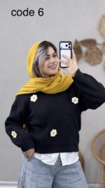 بلوز بافت بابونه کد 08854 - Image 4
