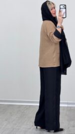 کت + جلیقه + شلوار مدل نسترن کد  09204 A-1 - Image 5