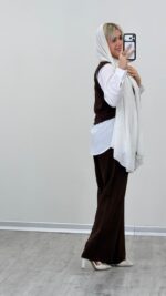 شومیز + جلیقه + شلوار مدل آیسا کد 09273 A-3 - Image 8