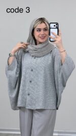شومیز کیمونو مدل آرشین کد 09284 A-18 - Image 3