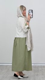 کت و سارافون مدل نازگل کد 09191 A-12 - Image 7
