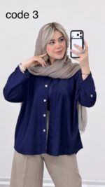 شومیز مدل همتا کد 09226 A-10 - Image 4