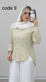 شومیز مدل هانیسا کد 09184 B-16 - Image 8