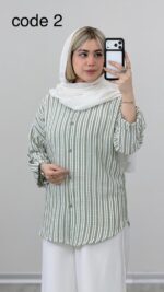 شومیز مدل ژینا کد 09217 B-18 - Image 7