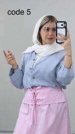 شومیز مدل دریا کد 09214 A-4 - Image 16