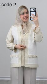 شومیز + وست مدل آرشیدا کد A-21 09255 - Image 5