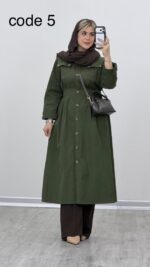 مانتو بلند مدل نیکتا کد 09220 A-19 - Image 6