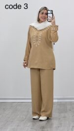 شومیز و شلوار مدل نورا کد 09222 A-4 - Image 6
