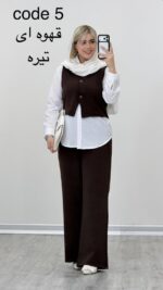 شومیز + جلیقه + شلوار مدل آیسا کد 09273 A-3 - Image 7