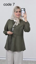 شومیز مدل لاوین کد 09256 B-14 - Image 2