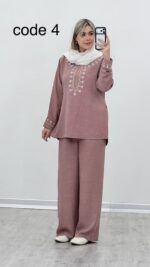 شومیز و شلوار مدل نورا کد 09222 A-4 - Image 5