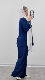 شومیز و شلوار مدل نورا کد 09222 A-4 - Image 3