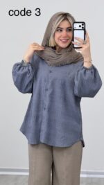 شومیز مدل مهوا کد 09234 A-4 - Image 4