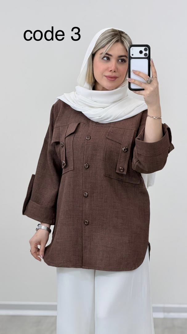 3bc2a5ef-1c13-4a95-8415-273ff3f9caca شومیز مدل فریال کد 09237 A-17 - Image 1