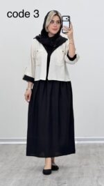 کت و سارافون مدل نازگل کد 09191 A-12 - Image 2