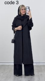کت بلند مدل ژیلا کد 09268 A-1 - Image 3
