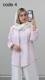 شومیز مدل ژینا کد 09217 B-18 - Image 6