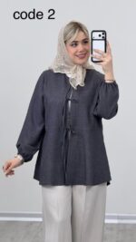شومیز مدل لاوین کد 09256 B-14 - Image 8