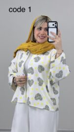 شومیز طرح قلب کد 09246 A-18 - Image 6