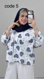 شومیز طرح قلب کد 09246 A-18 - Image 3