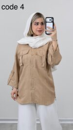 شومیز دیپلمات مدل سها کد 09215 A-14 - Image 2