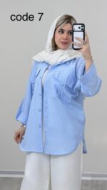 شومیز مدل فریال کد 09237 A-17 - Image 8