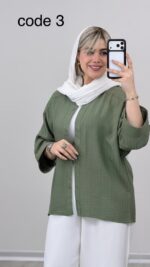 شومیز مدل فرنیا کد 09247 A-18 - Image 7