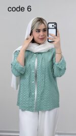 شومیز مدل مرسانا کد 09262 A-17 - Image 10