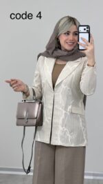 کت لینن مدل شیلا کد 09243 A-19