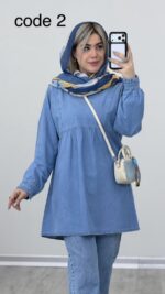 تونیک جین مدل مایسا کد 09285 B-16 - Image 2