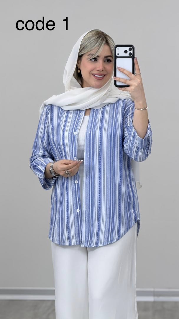 8c3947f1-b8ed-4292-8d54-2e3d4172f5f7 شومیز مدل مهرآنا کد 09245 A-19 - Image 1