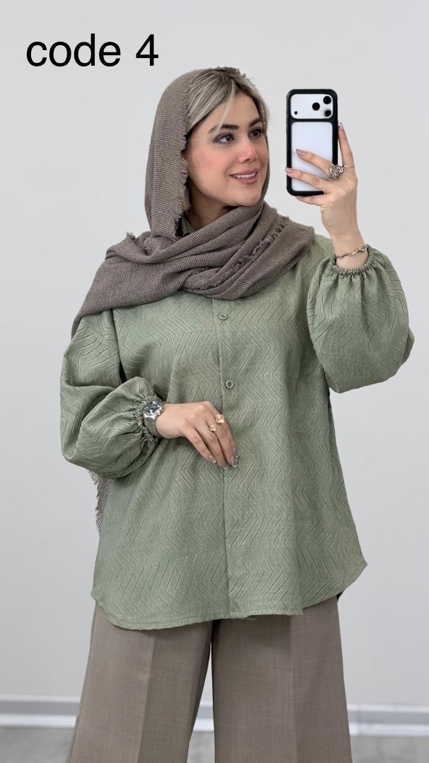 8fc5a0c3-f061-4839-9706-f02e9def2986 شومیز مدل مهوا کد 09234 A-4 - Image 1