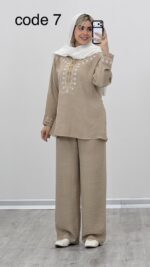 شومیز و شلوار مدل نورا کد 09222 A-4 - Image 9