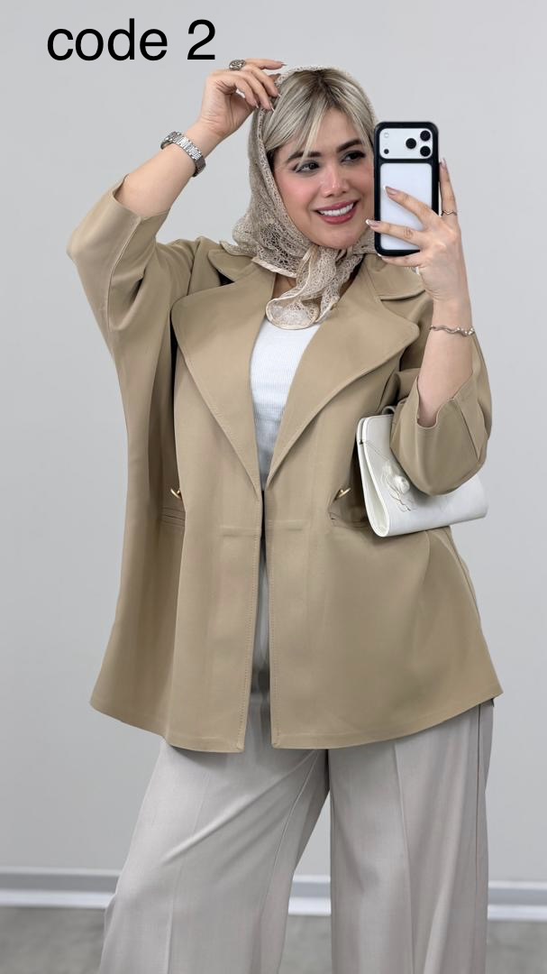 97af98b4-f1f5-4cdb-b2ec-009c649dd1cc مانتو کیمونو مدل ماهک کد 9239 A-18 - Image 1