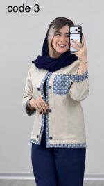 مانتو لینن مدل پرنسا کد 09118 B-18 - Image 3