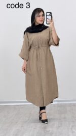 مانتو بلند مدل آیوا کد 09133 A-1