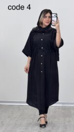 مانتو بلند مدل آیوا کد 09133 A-1 - Image 2