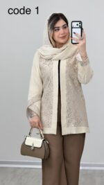 مانتو مدل یاسمن کد 09134 A-2 - Image 2