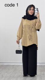 تونیک مزونی مدل ساناز کد 09138 A-20 - Image 8