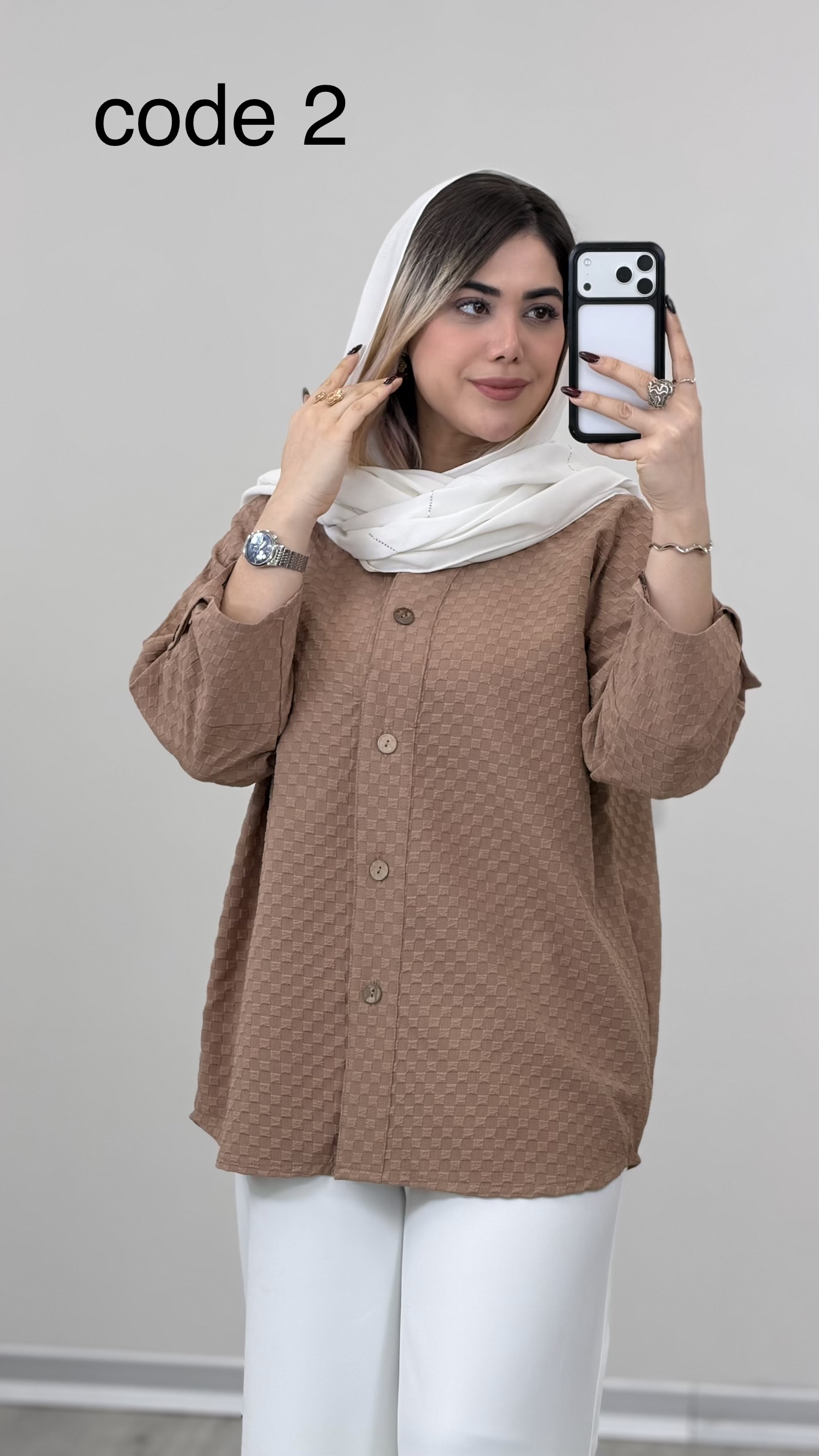 IMG_6860 شومیز مدل آلینا کد 09141 A-11 - Image 1