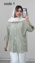 شومیز دیپلمات مدل نازیلا کد 09140 A-12