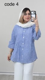 شومیز دیپلمات مدل نازیلا کد 09140 A-12 - Image 6