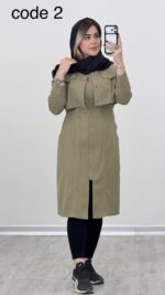 کت + سارافون لینن کد 09142 A-17 - Image 3