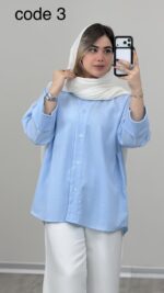 شومیز مدل نفیسه کد 09146 A-9 - Image 6
